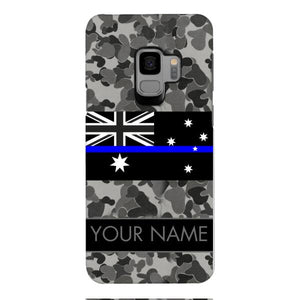 Personalized Australian Thin Blue Line Phone Case OCT-MQ18