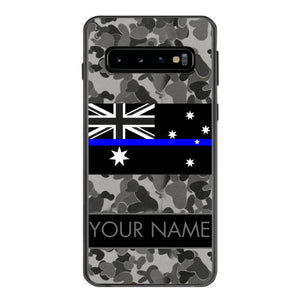 Personalized Australian Thin Blue Line Phone Case OCT-MQ18