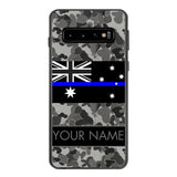 Personalized Australian Thin Blue Line Phone Case OCT-MQ18