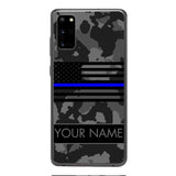 Personalized U.S Thin Blue Line Phone Case OCT-MQ18