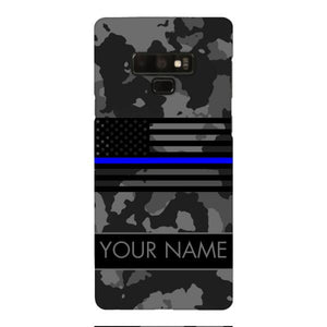 Personalized U.S Thin Blue Line Phone Case OCT-MQ18
