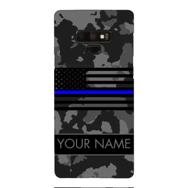 Personalized U.S Thin Blue Line Phone Case OCT-MQ18