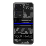 Personalized U.S Thin Blue Line Phone Case OCT-MQ18