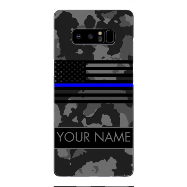 Personalized U.S Thin Blue Line Phone Case OCT-MQ18