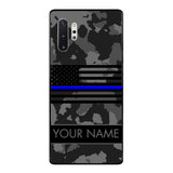 Personalized U.S Thin Blue Line Phone Case OCT-MQ18