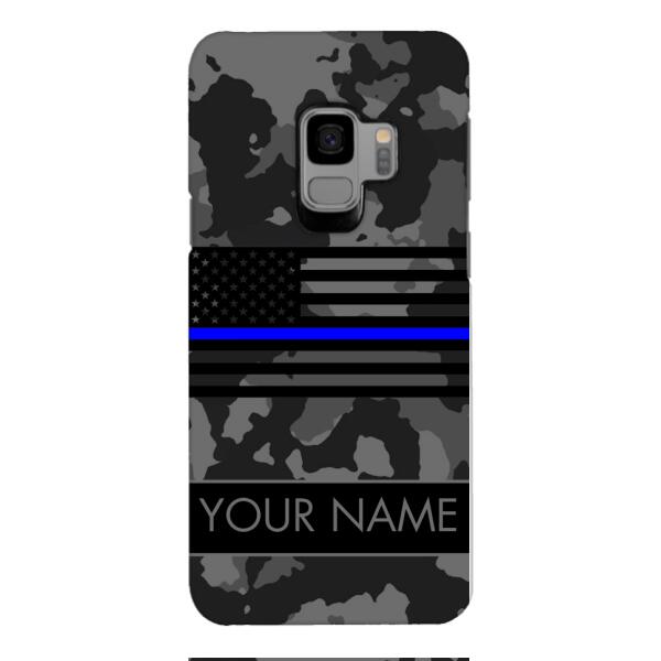 Personalized U.S Thin Blue Line Phone Case OCT-MQ18