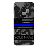 Personalized U.S Thin Blue Line Phone Case OCT-MQ18