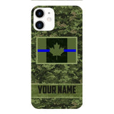 Personalized Canadian Thin Blue Line Phone Case OCT-QH18