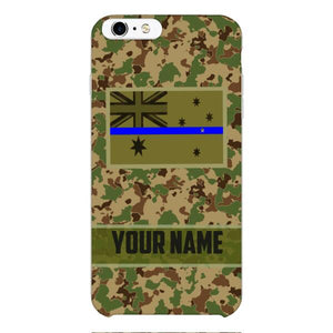 Personalized Australian Thin Blue Line Phone Case OCT-QH18