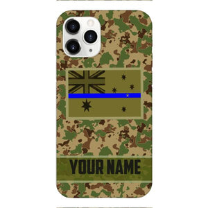 Personalized Australian Thin Blue Line Phone Case OCT-QH18
