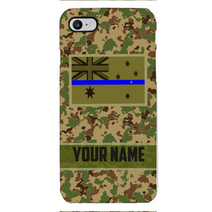 Personalized Australian Thin Blue Line Phone Case OCT-QH18