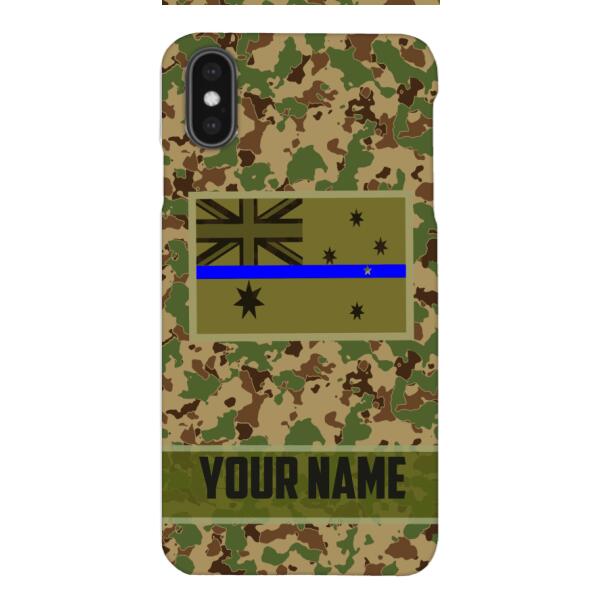 Personalized Australian Thin Blue Line Phone Case OCT-QH18