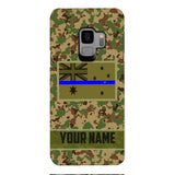 Personalized Australian Thin Blue Line Phone Case OCT-QH18