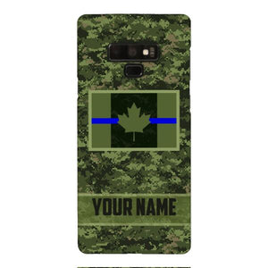 Personalized Canadian Thin Blue Line Phone Case OCT-QH18
