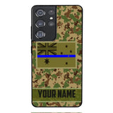 Personalized Australian Thin Blue Line Phone Case OCT-QH18