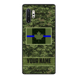Personalized Canadian Thin Blue Line Phone Case OCT-QH18