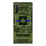 Personalized Canadian Thin Blue Line Phone Case OCT-QH18