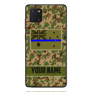 Personalized Australian Thin Blue Line Phone Case OCT-QH18