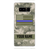 Personalized U.S Thin Blue Line Phone Case OCT-QH18