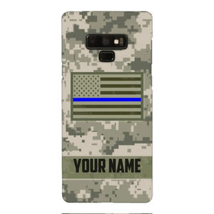 Personalized U.S Thin Blue Line Phone Case OCT-QH18