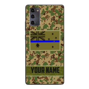 Personalized Australian Thin Blue Line Phone Case OCT-QH18