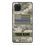 Personalized U.S Thin Blue Line Phone Case OCT-QH18
