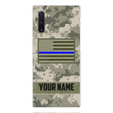 Personalized U.S Thin Blue Line Phone Case OCT-QH18