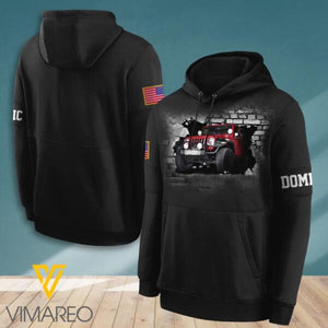 PERSONALIZED JEEP HOODIE PRINTED OCT-DT19