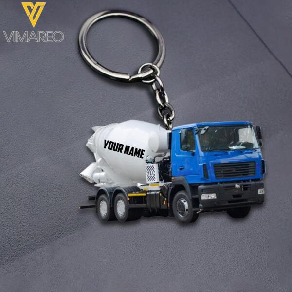 PERSONALIZED CONCRETE KEYCHAIN PRINTED OCT-MQ20