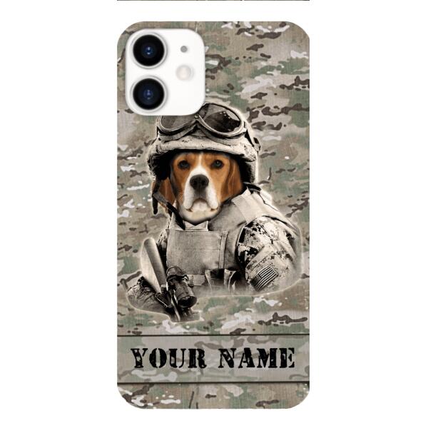 Personalized Beagles Dog Soldier Phone Case OCT-QH21