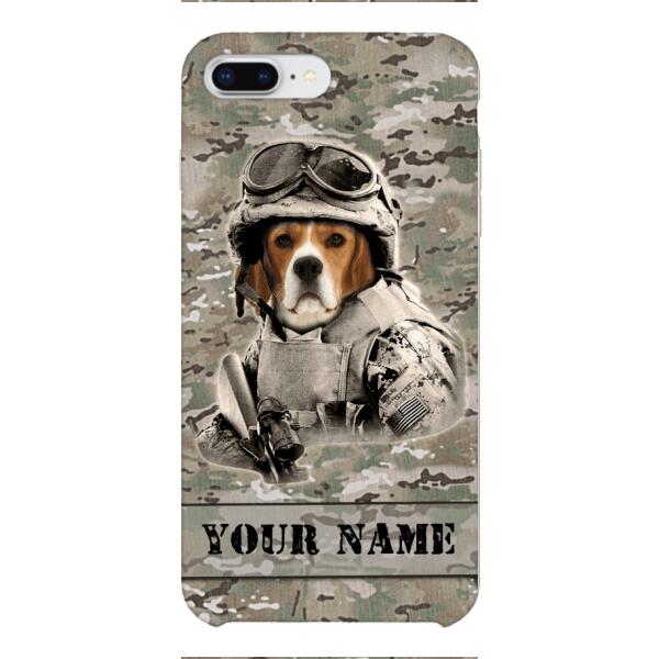 Personalized Beagles Dog Soldier Phone Case OCT-QH21