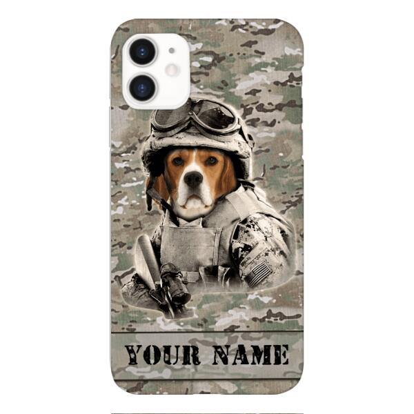 Personalized Beagles Dog Soldier Phone Case OCT-QH21