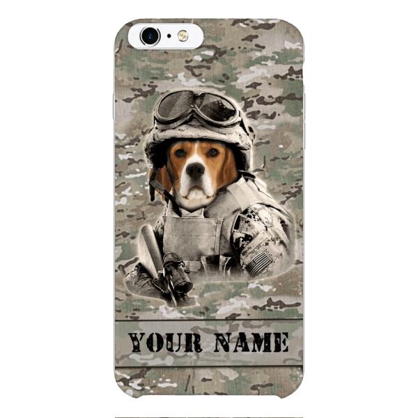 Personalized Beagles Dog Soldier Phone Case OCT-QH21