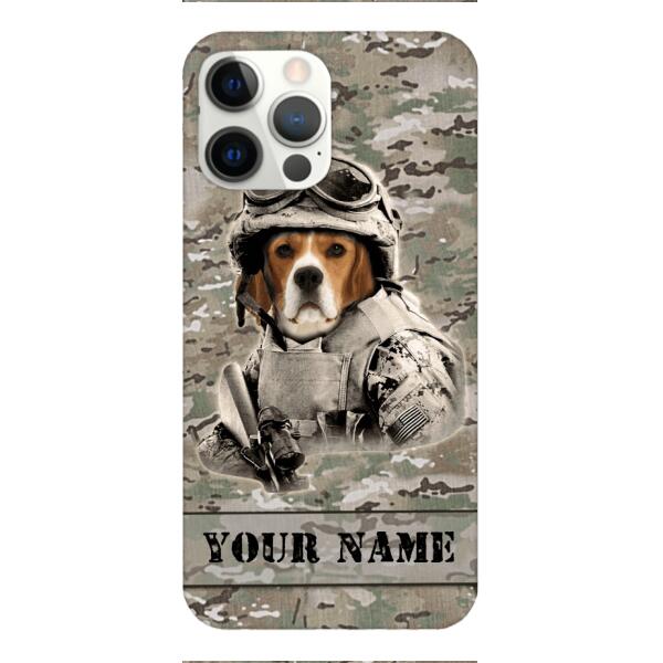Personalized Beagles Dog Soldier Phone Case OCT-QH21