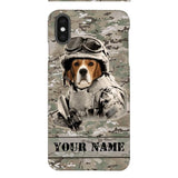 Personalized Beagles Dog Soldier Phone Case OCT-QH21