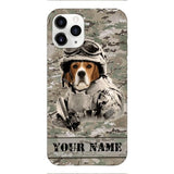 Personalized Beagles Dog Soldier Phone Case OCT-QH21