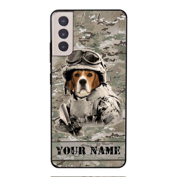 Personalized Beagles Dog Soldier Phone Case OCT-QH21