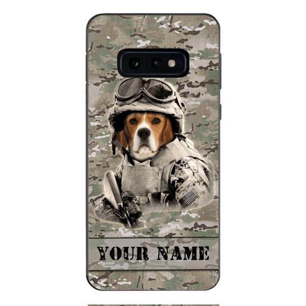 Personalized Beagles Dog Soldier Phone Case OCT-QH21
