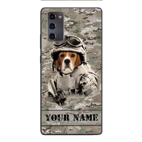 Personalized Beagles Dog Soldier Phone Case OCT-QH21