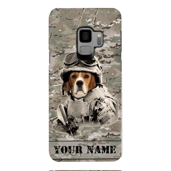 Personalized Beagles Dog Soldier Phone Case OCT-QH21
