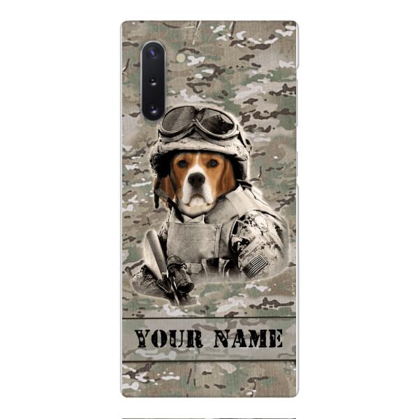 Personalized Beagles Dog Soldier Phone Case OCT-QH21
