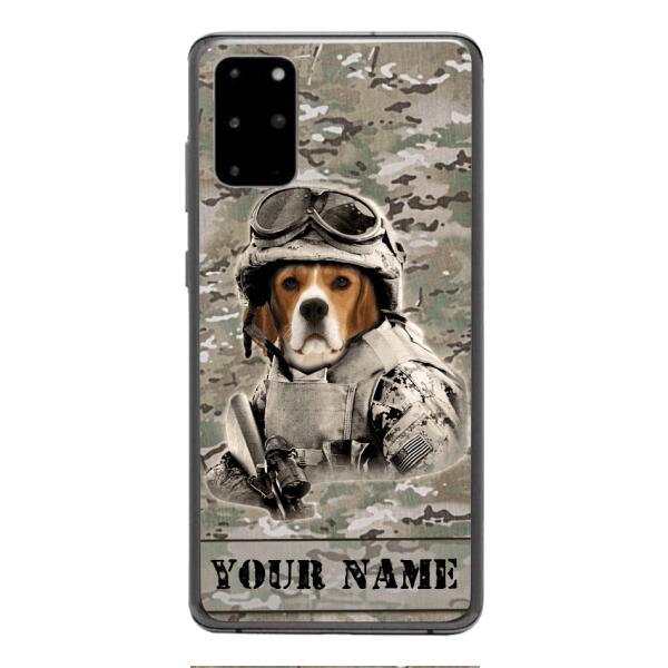 Personalized Beagles Dog Soldier Phone Case OCT-QH21