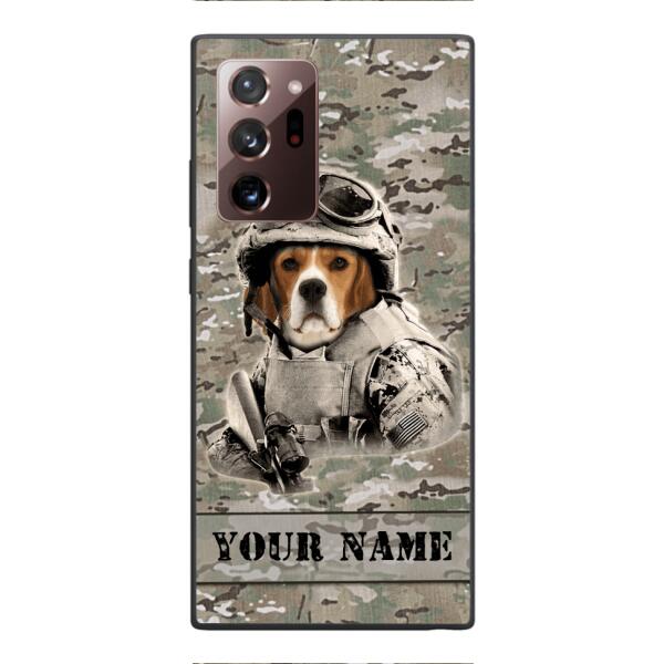 Personalized Beagles Dog Soldier Phone Case OCT-QH21