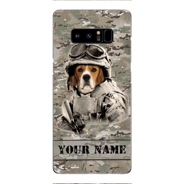 Personalized Beagles Dog Soldier Phone Case OCT-QH21
