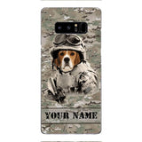 Personalized Beagles Dog Soldier Phone Case OCT-QH21