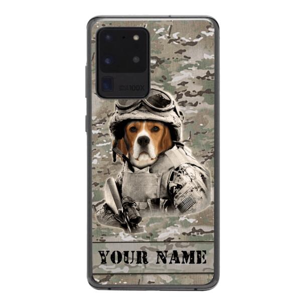 Personalized Beagles Dog Soldier Phone Case OCT-QH21