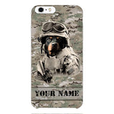 Personalized Rottweiler Dog Soldier Phone Case OCT-QH21