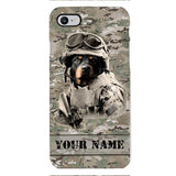 Personalized Rottweiler Dog Soldier Phone Case OCT-QH21