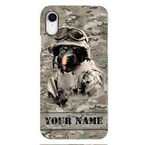 Personalized Rottweiler Dog Soldier Phone Case OCT-QH21