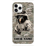 Personalized Rottweiler Dog Soldier Phone Case OCT-QH21